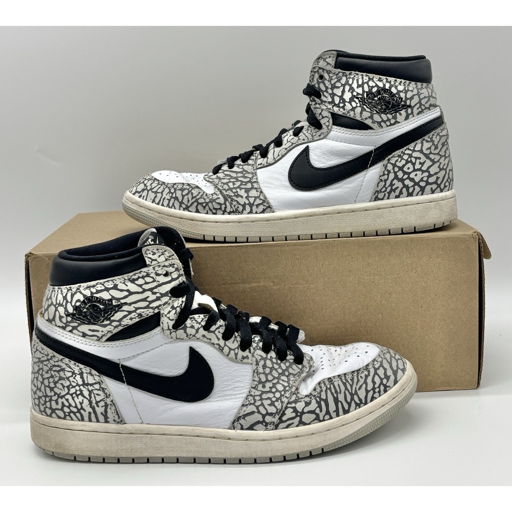 Nike Air Jordan‎ 1 Retro High OG White Cement Size 8 DZ5485 052